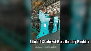 Effiziente Shade-Net-Kettenwirkmaschine-Anzeige des fertigen Produkts