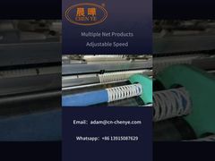 Kettenwirkmaschine mit einstellbarer Geschwindigkeit ermöglicht die flexible Produktion unterschiedlichster Netzprodukte