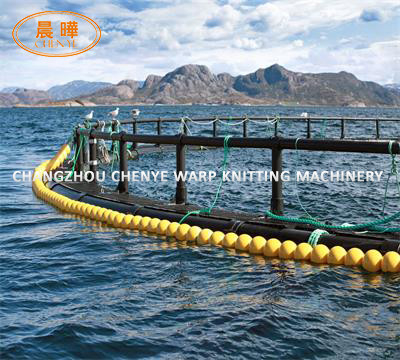 Maschine zur Herstellung von Fischernetzen für die Aquakultur in der Tiefsee