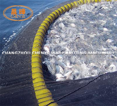 Maschine zur Herstellung von Gussnetzen aus Monofilament
