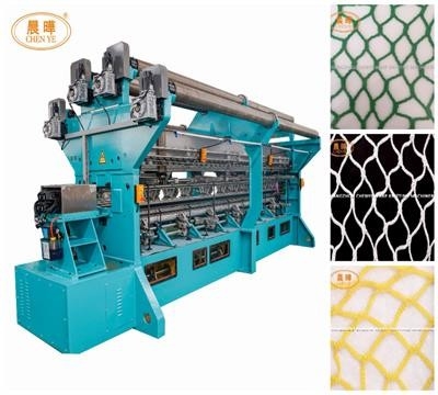 Hochgeschwindigkeits-Raschel-Maschine Knotenlose Fischernetzmachmaschine für die Fischerei