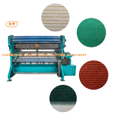 Vorgerückte Technologie Warp Stricking Plastic Net Warp Stricking Shading Net Making Machine