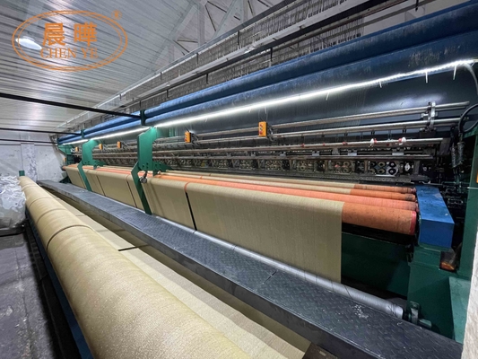 110' Arbeitsbreite HDPE Kunststoff Grün Garten Sonnenschatten Net Warp Strickmaschine für Online-Unterstützung und Produkte