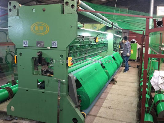80% Wirkungsgrad E9 Knoten Art Schattennetz Strickmaschine für die professionelle Schattennetzherstellung