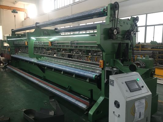 Double Needle Bed Warp Knitting Machine with 1 Year Warranty 7000 KG Weight and 8200*1700*2400 Dimension for Safety Net Production