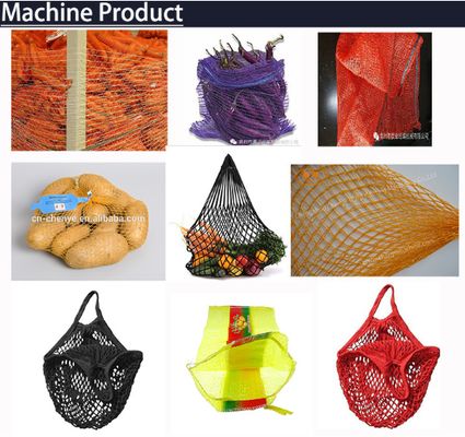 Kartoffel-Zwiebel-Frucht-Gemüse-Sack PET Raschel Mesh Bag Machine 50*80cm 25kg 30kg
